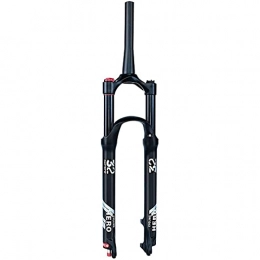 DFBGL Spares DFBGL Bicycle Fork 26 27.5 29 Inch Suspension Fork MTB Mountain Bike Front Fork with Damping Adjustment, 120mm Travel 9mmQR, Tapered Line, C-27.5inch