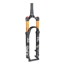 DFBGL Mountain Bike Fork DFBGL Mountain Bicycle Front Fork Air Fork, 26 27.5 Inch Suspension Straight Tapered Tube Thru Axle QR Quick Release MTB Bicycle Bike Fork 120mm Travel Bicycle front fork