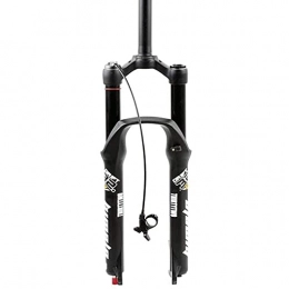 DFBGL Mountain Bike Fork DFBGL Mountain Bike Suspension Fork, MJH-B05 26 / 27.5 / 29 inches MTB Front Fork Bicycle Air Suspension Fork with Damping Rebound Adjustment 2.4 inches Tire QR 9mm Travel 130mm