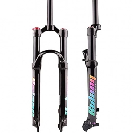 DFBGL Mountain Bike Fork DFBGL MTB Front Fork 26 / 27.5 / 29 Inch Bicycle Suspension Fork, Ultralight Cycling Fork, 120MM Travel, Disc Brake, 9MM Quick Release, Black-27.5inch