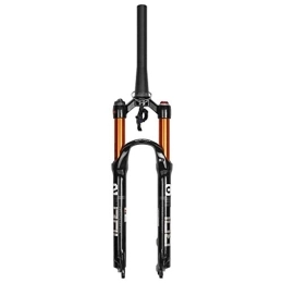 DGHJK Mountain Bike Fork DGHJK Mountain Bike MTB Fork 26 27.5 29 inch Suspension, Bicycle Air Fork 1-1 / 8, Ultralight Discbrake Front Forks fit XC / AM / FR Cycling