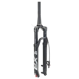 MabsSi Spares DH MTB Front Fork 26 27.5 29 Inch, 28.6mm Straight / Tapered Tube Ultralight Manual Lockout 34mm Inner Tube Mountain Bike Suspension Fork With Rebound Adjustment(Size:27.5, Color:TAPERED REMOTE LOCK OUT)