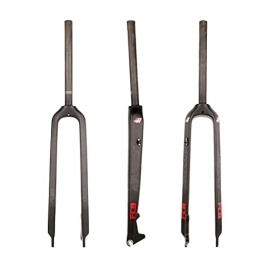DHMKL Spares DHMKL 26 / 27.5 / 29 Inch Mountain Bike Front Fork MTB Fork, Carbon Fiber Hard Fork / Straight Tube 28.6 * 265mm / Spinal Canal 28.6 * 39.8 * 350mm / Opening 100mm