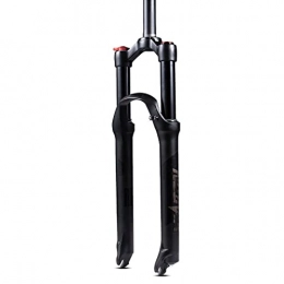 DHMKL Spares DHMKL 26 / 27.5 / 29 Inches Mountain Bike Front Fork, Air Fork / Adjustable Damping / Opening 100MM / Straight Tube / Conical Tube / Stroke 100mm / 120 * 32mm Black Inner Tube / 9mm Fork Feet