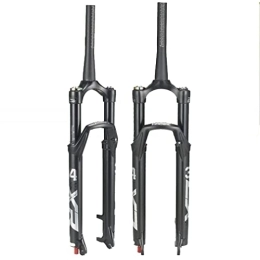 DHMKL Spares DHMKL 26 / 27.5 / 29 Inches Mountain Bike Front Fork MTB Fork, Air Fork / Disc Brake / With Damping / Stroke 120mm / Opening 100mm / 34mm With Graduated Teflon Coated Inner Tube