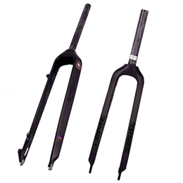 DHMKL Spares DHMKL 26 / 27.5 Inch Mountain Bike Front Fork, MTB Bicycle Fork / 3k Carbon Fiber Hard Fork / 1-1 / 8(28.6 * 300mm) / Disc Brake / Maximum Support 7-Inch Disc (183mm) / Opening 100mm