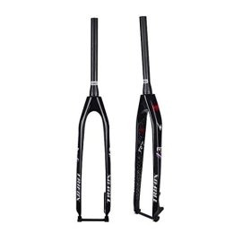 DHMKL Spares DHMKL 27.5 / 29 Inch Mountain Bike Front Fork, Bicycle Front Fork / Carbon Fiber Hard Fork / Opening 100mm / Cone Tube 28.6 * 39.8 * 300mm / Suitable For Mountain Bike