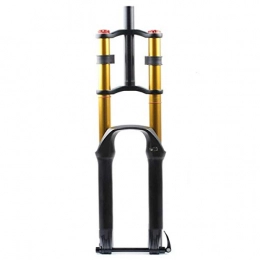 BaiHogi Mountain Bike Fork Downhill Fork 26 / 27.5 / 29 Inch Ultralight Mountain Bike Suspension Fork Air Shock 135mm Kids Bike Fork Disc Brake Bicycle Front Fork 1-1 / 8" Straight Bicycle Assembly Accessories