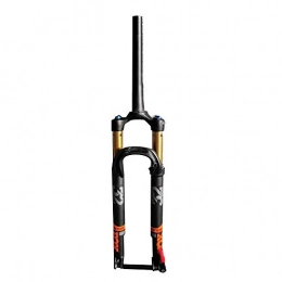 DPG Spares DPG 27.5 / 29 Inch Bicycle Fork, Mountain Bike Fork Mtb Pneumatic Fork / Gold Tube / Barrel Fork / Stroke 100Mm / Open Gear 100 / 110Mm / Rebound Soft And Hard Adjustable