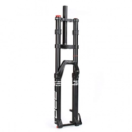 DPG Spares DPG air fork 27.5 / 29"Mountain bike suspension fork, double shoulder air Mtb bicycle fork Mtb bicycle fork with damping adjustment Large stroke, 29
