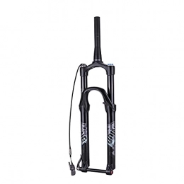 DSMGLSBB Spares DSMGLSBB Bicycle Front Fork, Magnesium Alloy Straight Tube Remote Control Bike Front Forks 120Mm Travel, Ultralight Air Mountain Bike Suspension Forks