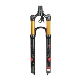 Dunki Mountain Bike Fork Dunki Air Suspension Fork 26 27.5 29 Inch Mountain Bike Front Forks Remote Lockout XC Mountain Bicycle Fork Disc Brake 1 1 / 8 Straight / Tapered Tube QR 9mm Travel 100mm (Tapered remote)