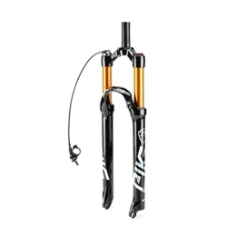 Dunki Mountain Bike Fork Dunki Air Suspension Fork 26”27.5”29” Mountain Bike Front Fork Ultralight Gas Shock Forks XC Bicycle Straight / Tapered Tube QR 9mm Travel 100mm Manual / Remote Lockout (Straight Remote)