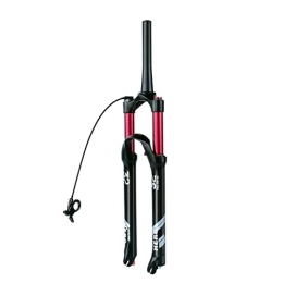 Dunki Mountain Bike Fork Dunki Mountain Bike Fork 26 / 27.5 / 29 Inch Manual / Remote Lockout Travel 140mm Air Suspension Magnesium Alloy Fork Rebound Adjustment QR 9 * 100mm Tapered Tube (Color : Remote, Size : 29 inch) (Remote 2
