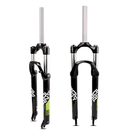 Dunki Mountain Bike Fork Dunki Spring Suspension Fork 26 / 27.5 / 29inch Travel 80mm XC AM Ultralight Mountain Bike Front Forks 1 1 / 8 Straight Tube QR 9mm Manual Lockout Bicycle Accessories Disc Brake (Black Green 29")