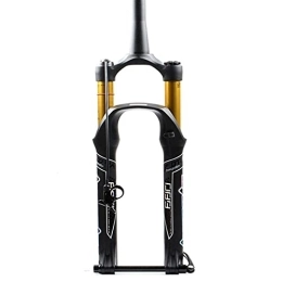 YGB Mountain Bike Fork Durable Fat Tire Front Suspension Fork Bike Fork 26 27.5 29 Inch MTB Bicycle Air Suspension Barrel Axis Cone Tube Remote Control Travel 125mm ABS Lock Disc Brak Ultralight Gas Shock Mountain Bike Fork