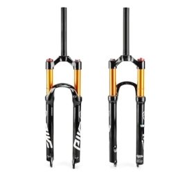 DYSY Mountain Bike Fork DYSY Mountain Bicycle Fork 26 27.5 29 Inch Magnesium Aluminum Alloy 1-1 / 8" Threadless Straight Tube Steerer MTB Bike Forks Travel 120mm (Color : Manual lock A, Size : 27.5 inch)