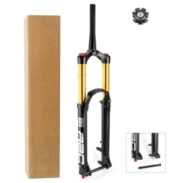 DYSY Mountain Bike Fork DYSY MTB Downhill Bike Fork 27.5 Inch 29 ER, Aluminum Alloy 1-1 / 2" Conical Tube Steerer 170mm Mountain Bicycle Fork Manual Locking Axle 15 * 110mm (Size : 27.5 ER)