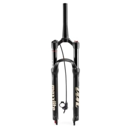 DYSY Mountain Bike Fork DYSY MTB Fork Aluminum Alloy 26 Inch, Bicycle Suspension 1-1 / 2" Straight Tube Shoulder Lock 27.5" 29 ER Mountain Bike Front Fork 100mm (Color : Remote Lock B, Size : 29 inch)