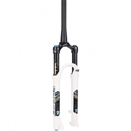 DZGN Mountain Bike Fork DZGN Mountain bike front fork MTB air suspension fork 26 27.5 29 inches, White, 27.5inch