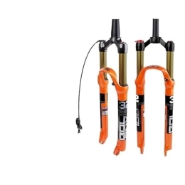 EKOMIS Spares EKOMIS Mtb Forks 1 Pcs Bike Fork Orange MTB Bicycle Front Suspension Straight / Tapered RL / LO 26 / 27.5 / 29inch Magnesium Alloy QuickRelease Bike Forks (Color : 29 Tapered Manual)