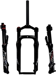 EMISOO Mountain Bike Fork EMISOO 20 Inch Bicycle Fork Bicycle Absorbing Shoulder Control Fork Magnesium Alloy Snowmobile ATV Wide Tire 4.0 Absorbing Fork Mountain Bike C, 20