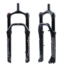 EMISOO Spares EMISOO 20 Inch Bike Fat Fork 4.0 Tire MTB Suspension Fork 1-1 / 8" Straight Tube Travel 100mm QR 9mm Disc Brake Fit Snow / Mountain / Beach Bicycle