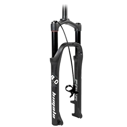 EMISOO Spares EMISOO 26 Inch Snow Mountain Beach Bike Fat Fork 4.0 Tire Bicycle Suspension Fork 1-1 / 8" Straight Tube Travel 100mm QR 9mm Disc Brake