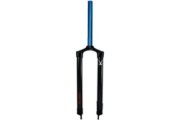CarbonCycles Mountain Bike Fork eXotic Rigid Carbon Fork 44.5cm BLUE STEERER Mountain Bike PM Disc, 26 in Wheel