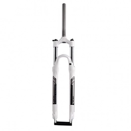 F Fityle Mountain Bike Fork F Fityle 1 1 / 8" Steerer Bike Fork Aluminum Alloy Mountain Road Bicycle Manual Lockout Forks Replacement 26 / 27.5 / 29 inch Shockproof Front Fork - 27.5inch White