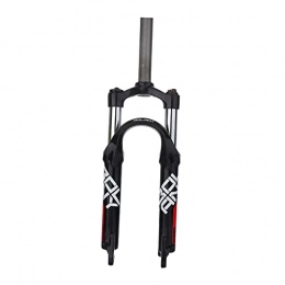 F Fityle Mountain Bike Fork F Fityle Folding Bike Fork, 20inch, Travel 80mm, Adjust Straight Tube 28.6mm QR 9mm, Manually Adjustable Damping Front Forks for Mountain Bike - Red