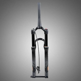 FANGXUEPING Mountain Bike Air Fork 27.5/29 Inch Off-road Suspension Double Air Chamber Front Fork 27.5 black