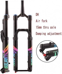 FANPING Spares FANPING Downhill Fork For 27.5 / 29 Inch Mountain Bike Bicycle Suspension Forks MTB Air Shock Absorber Disc Brake Tapered Tube 39.8mm Travel 105mm HL Crown Lockout For DH / XC / AM / FR