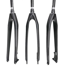 COCKE Spares Fork Full Carbon Fiber Bike Front Fork 26 / 27.5 / 29"Mountain Bicycle XC 100Mm Tapered Tube Bicycle Front Fork 500G Carbon Lightweight Bike Fork, Black, 29 inch