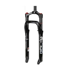  Mountain Bike Fork Front Fork, Alloy Front Forks, Straight Tube 26 Inch Air Pressure Bicycle Forks Shoulder Control Disc Brake Stroke 135 Mm For Bicycle Accessories Bike Front Fork