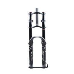  Mountain Bike Fork Front Fork, Bicycle Barrel Axle Fork, Oil Spring Front Fork 26, 27.5, 29 Inches Double Shoulder Control Stroke 130mm Damping Rebound Adjustment Bicycle front fork (Size : 27.5 inches)