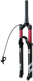 FCXBQ Mountain Bike Fork Front Fork Bike Fork Bike MTB 26 27.5 29" 1-1 / 8" and 1-1 / 2" QR 9mm with Rebound Adjustment 100mm Stroke Ultralight (Color: Cone RL, Size: 29 inch)