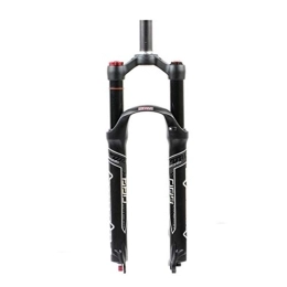  Mountain Bike Fork Front Fork, Suspension Bicycle Front Fork, Straight Tube Air Pressure Suspension Fork 26 / 27.5 / 29 Inch Damping Shoulder Control / Remote Lockout Travel 120mm Bicycle front fork