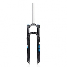  Mountain Bike Fork Front Fork, Suspension Mountain Bike Forks, Air Suspension Fork Double Shoulder Control 26, 27.5 Inches Air Shock Absorber Bicycle Disc Brake Travel 100mm Bicycle front fork