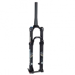FWC Spares FWC 26 / 27.5 / 29 Inch Bicycle Fork, Mountain Bike Fork Conical Tube Fork / Black Tube Damping Gas Fork / Stroke 120 Mm / Open Gear Wheel 100 × 15 Mm / Pure Disc Design