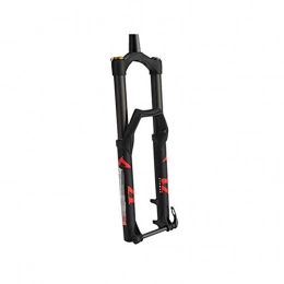 FWC Mountain Bike Fork FWC 27.5 Inch Bicycle Fork, Mountain Bike Fork / Throttle Fork / Stroke 180Mm / 110 X 15Mm Bucket Shaft With Quick Release / Offset 44Mm / Black Inner Tube / Black / Red