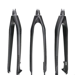 GADEED Spares GADEED Full Carbon Mountain Bike Front Fork 26 / 27.5 / 29" MTB Bicycle Tapered Disc Brake Rigid Fork Ultralight Carbon Fiber Cycling Fork (Color : 27.5 in-Tapered Tube)
