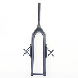 GADEED Mountain Bike Fork GADEED Updated 29ER MTB Carbon Fork 110 * 15MM Boost Cross Country Mountain Bike Carbon Rigid Fork With Water Cage Eyelets (Color : No Eyelets)