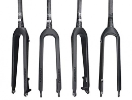 generies Mountain Bike Fork Generies Toseek 3K Carbon Fiber Complete Mountain Bike Fork Fit For 26 er 27-29 Inches Mtb Cycling / racing Black Matted Fork 1 3K Matte 29