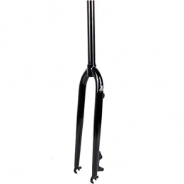 GHMOZ Spares GHMOZ Outdoor sport TSUNAMI Chrome Molybdenum Steel Front Fork MTB Mountain Bike Forks 1 1 / 8" 28.6mm Disc Brake Fork For 26 / 27.5 / 650B inches (Color : Black)
