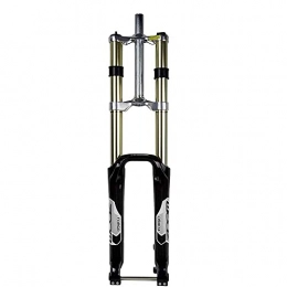 GNY Spares GNY mountain bike forks 27.5inch / 29inch Bicycle Fork, DH Downhill Mountain Bike Oil Fork Downhill Oil Brake 20mm Suspension Front Fork Stroke 100mm (Color : A, Size : 26inch)