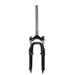 GNY Spares GNY mountain bike forks MTB Bicycle Suspension Fork, Straight Steerer Front Fork Manual Lockout 105mm Travel 1-1 / 8" Lightweight Disc Brake Bicycle Fork (Color : Black, Size : 20 inches)