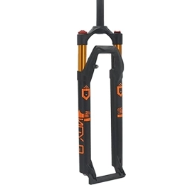 GUDLAK Mountain Bike Fork GUDLAK Bicycle Fork MTB Air Suspension Fork 29 27.5 Inch Straight Tube Remote Lockout Quick Release Opening Mountain Bike Fork (Color : Navy Blue)