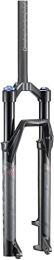 GUOFENG Spares GUOFENG Fork Air Pressure Shock Absorber Fork Air For Mountain Bike Offroad Downhill Cycling Mountain Bicycle Suspension Forks (Color : Black, Size : 26inch)