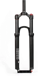GUOFENG Mountain Bike Fork GUOFENG Fork Air Shock Fork 26 / 27.5 / 29In Suspension Forks Mountain Bicycle Front Fork 120mm Travel MTB Bicycle Suspension Fork (Color : Black, Size : 26inch)